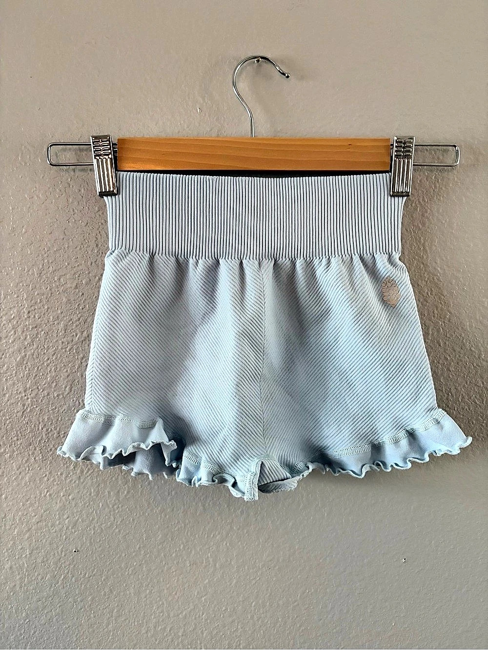 Free People Good Karma High-Rise 2.75" Run Shorts Run Shorts Blue